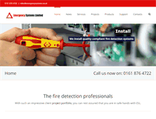 Tablet Screenshot of emergencysystems.co.uk